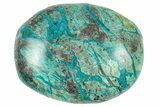 Polished Chrysocolla and Malachite Stone - Peru #250349-1